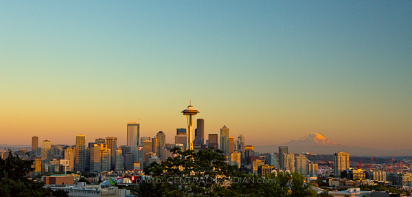 Seattle skyline as seen from Queen Anne